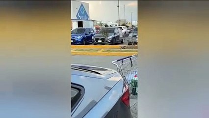 VIDEO: Alarman balazos en estacionamiento de Sam´s Alfredo del Mazo en Toluca