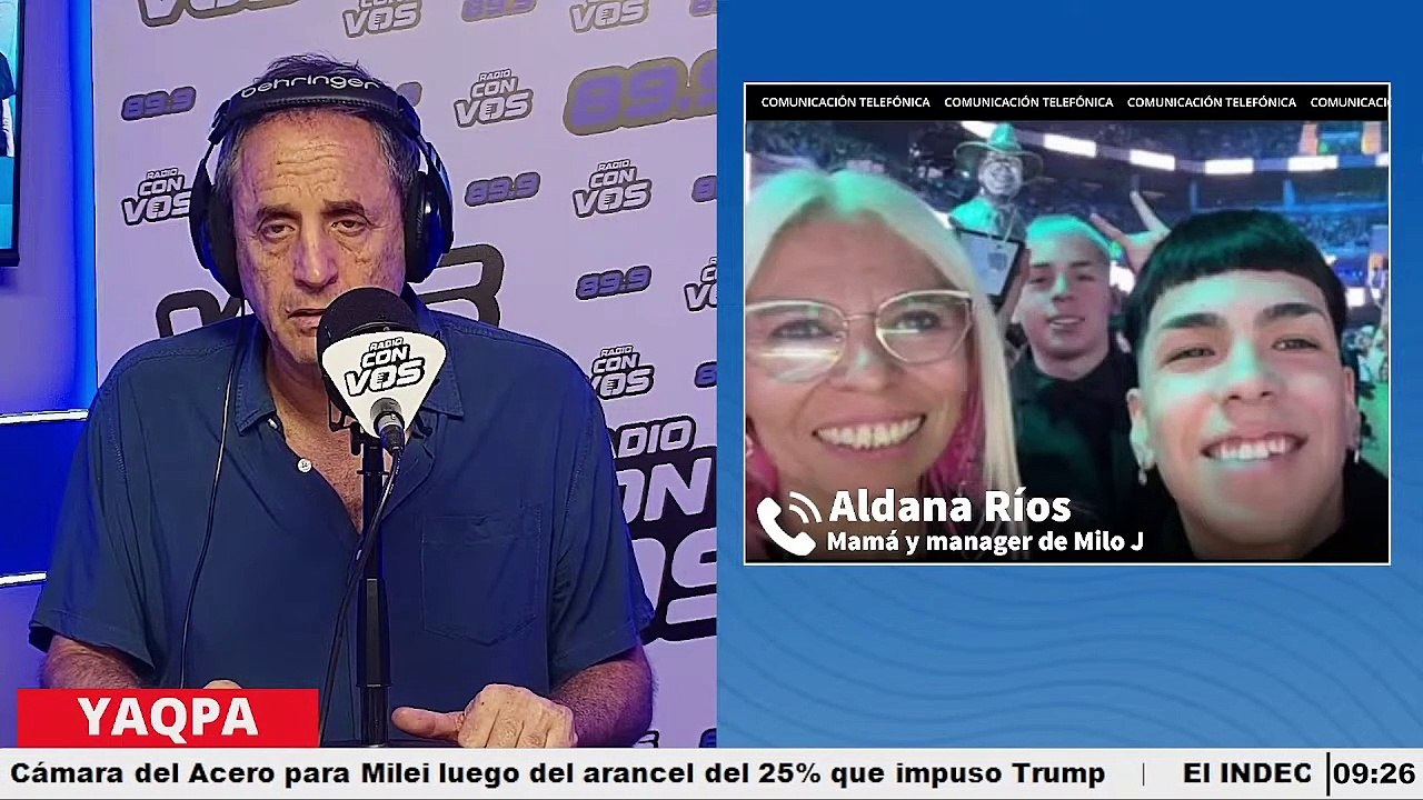 "El mismísimo Charly García se comunicó con mi hijo." confesó la madre de Milo J.