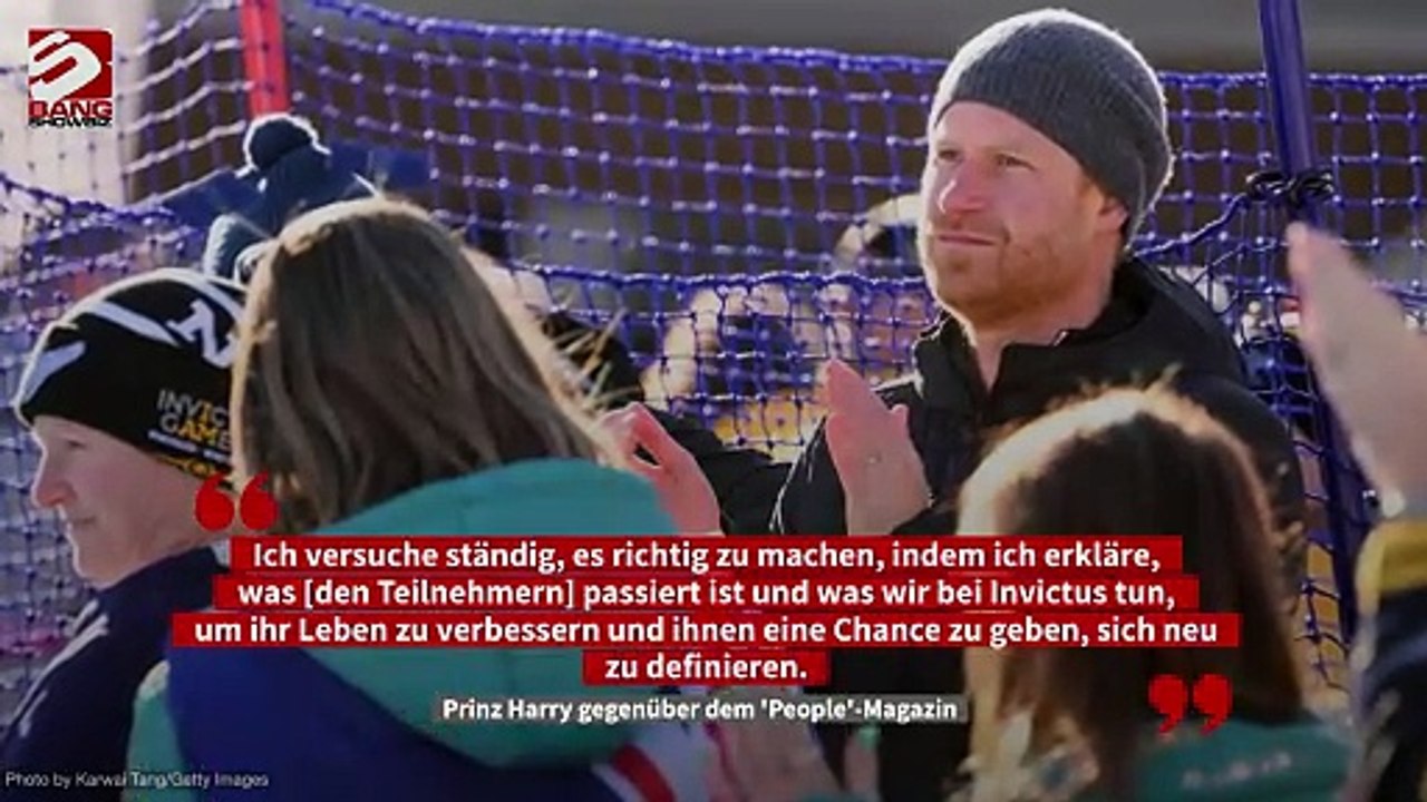 Prinz Harry: Er will seine Kinder zum Sport ermutigen