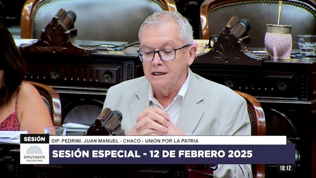 Diputado Pedrini, Juan Manuel - UxP - Sesión 12-02-2025 - PL (1080p_25fps_H264-128kbit_AAC)