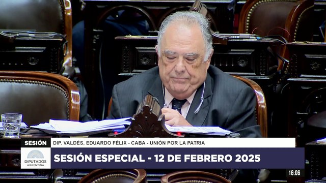 Diputado Valdés, Eduardo Félix - UxP - Sesión 12-02-2025 - PL (1080p_25fps_H264-128kbit_AAC)