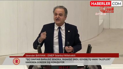 İskender Bayhan, Gaziantep Valiliği'nin Yasağını TBMM'de Yırttı