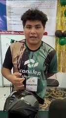 Alumnos del CONALEP diseñan casco inteligente para motociclistas