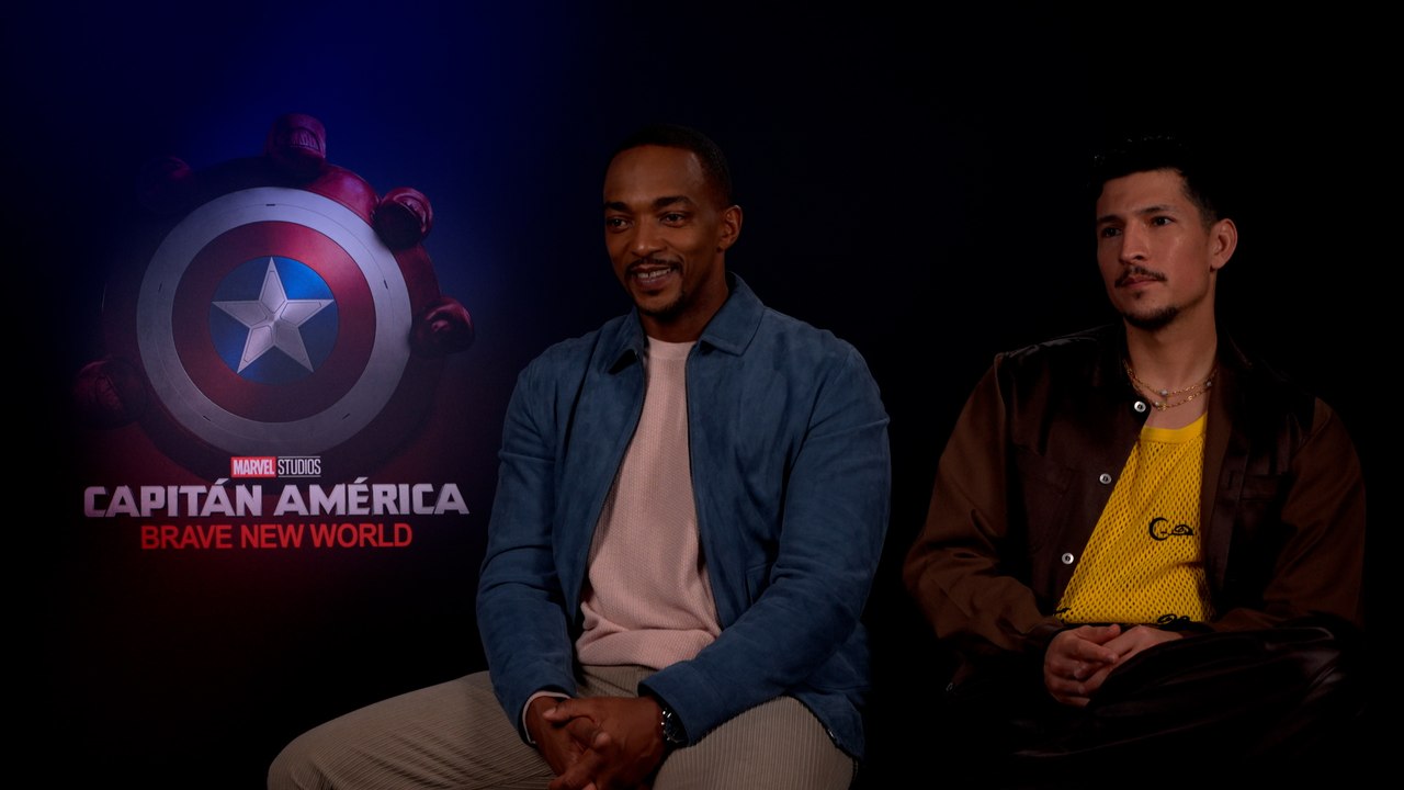 Anthony Mackie y Danny Ramírez presentan 'Capitán América: Brave New World'