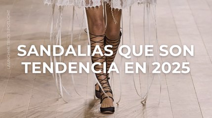 Sandalias que son tendencia en 2025