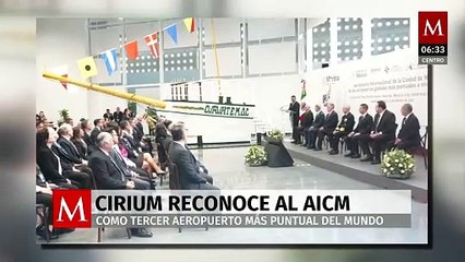 Cirium reconoce al AICM como el tercer aeropuerto más puntual del mundo