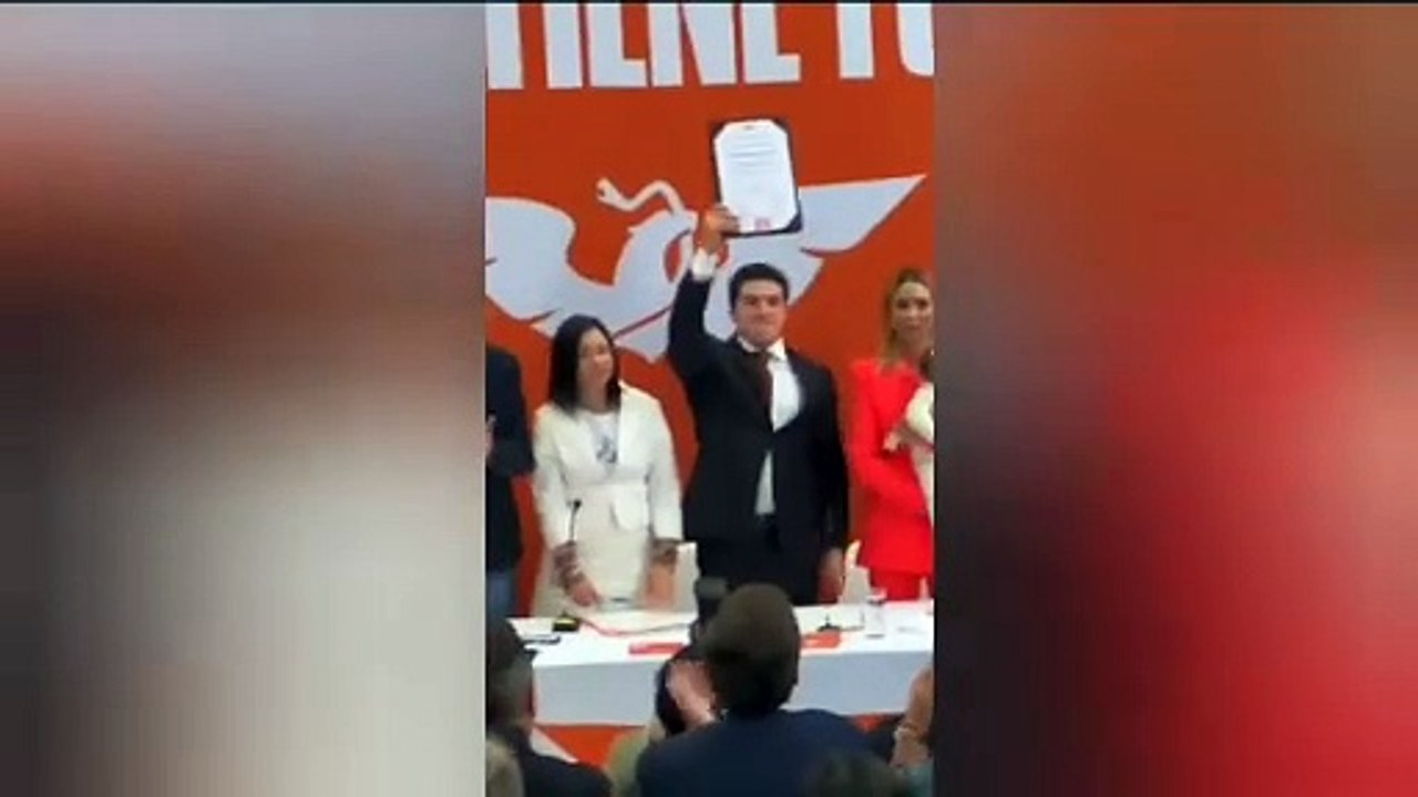 VIDEO: Se registra Samuel García como precandidato a la presidencia de México