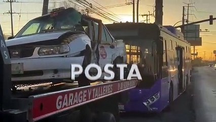 Choque deja tres heridos en avenida Lincoln