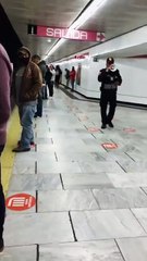 ¡Es viernes y el cuerpo lo sabe! se viraliza policía que da ánimo en el Metro