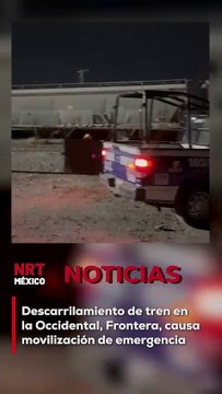 Un tren se descarriló en la zona de la Occidental, en Frontera, lo que provocó una rápida movilización de los cuerpos de emergencia. Hasta el momento, no se han reportado heridos, pero las autoridades ya investigan las causas del incidente