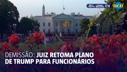 Juiz restabelece plano de Trump para funcionários