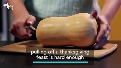 Peel & Cut a Butternut Squash The Right Way for Easy Cooking
