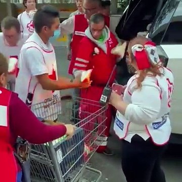 Instala Cruz Roja centro de acopio para ayudar a damnificados de Otis