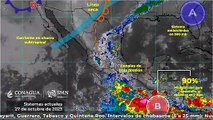Persistirá la lluvia en la Ciudad de México para este viernes