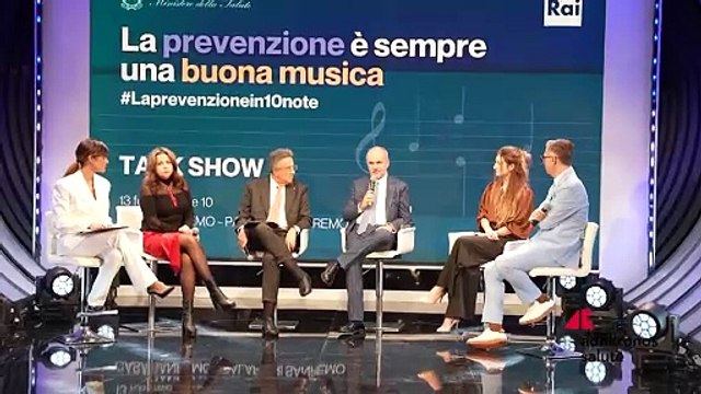 Sanremo, al talk ‘la prevenzione in 10 note’, Schillaci : Fondamentale per futuro in buona salute