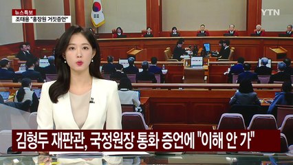 김형두 재판관, 국정원장 통화 증언에 "이해 안 가" / YTN