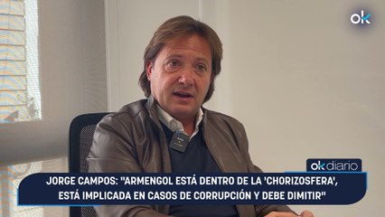 Jorge Campos: "Armengol está dentro de la 'chorizosfera', está implicada en casos de corrupción y debe dimitir"