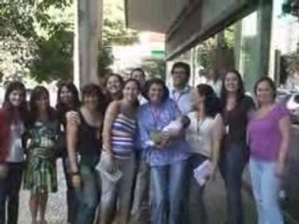 Visita ao trabalho da mamãe.