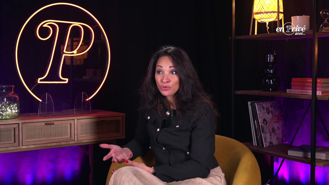 Cindy Fabre en interview pour "En privé avec...", le format de Purepeople.com.