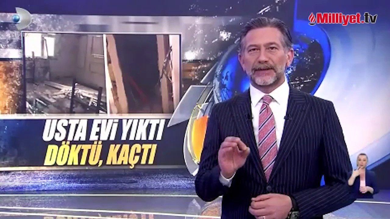 Akılalmaz olay! Usta evi yıktı, döktü kaçtı!