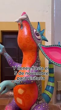Vive la exposición Alebrijes y Catrinas