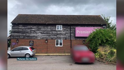The owners of a former Premier Inn were offering rooms for people to live in