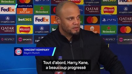 Bayern Munich - Kompany : “Kane, déjà excellent, a encore beaucoup progressé”