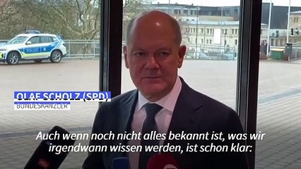 Scholz: "Der Täter muss das Land verlassen"
