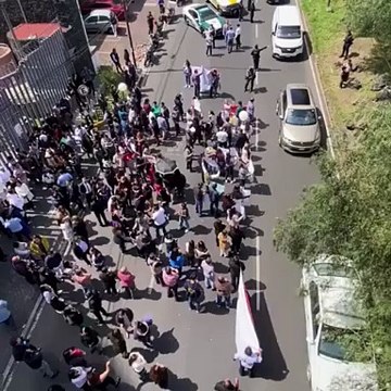 Tercer día de protestas por trabajadores del Poder Judicial de la Federación