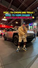 DÉSOLÉ BB J’AVAIS TESLA😅