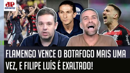 "O FILIPE LUÍS É UM MONSTRO! E É MUITO ABSURDO o Flamengo estar..." Pilhado EXALTA Mengão em DEBATE!