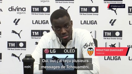 Valence - Diakhaby : "Tchouaméni m'a beaucoup écrit pendant ma blessure"