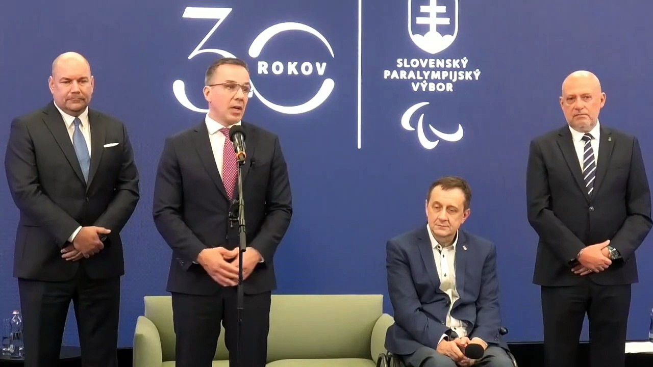 ZÁZNAM: Paralympijské: Riapoš poďakoval SPV a predstavil projekt Spolu bez bariér 2030