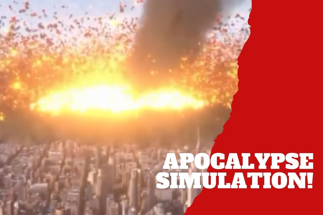 Absolute devastation! Shocking video shows what could happen if an asteroid hits Earth in 2032