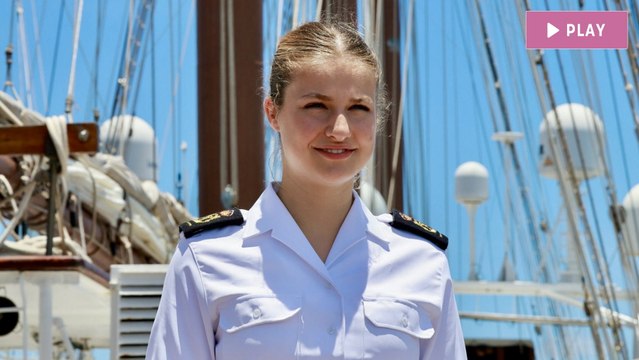 Primeras imágenes de la princesa Leonor en Brasil después de 22 días sin tocar tierra firme