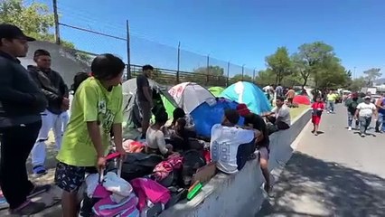 Extorsiones a migrantes en la CDMX: Cobran por casas de campaña donadas