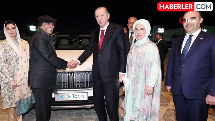 Cumhurbaşkanı Erdoğan, Pakistan Cumhurbaşkanı Zerdari'ye Togg hediye etti