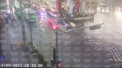 Intensas lluvias provocan por lo menos 23 encharcamientos en Tlalpan y Coyoacán