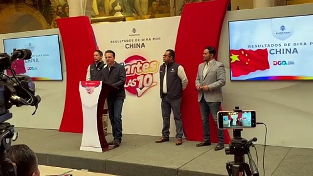 Tres empresas de China vendrán a instalarse a Durango: Villegas