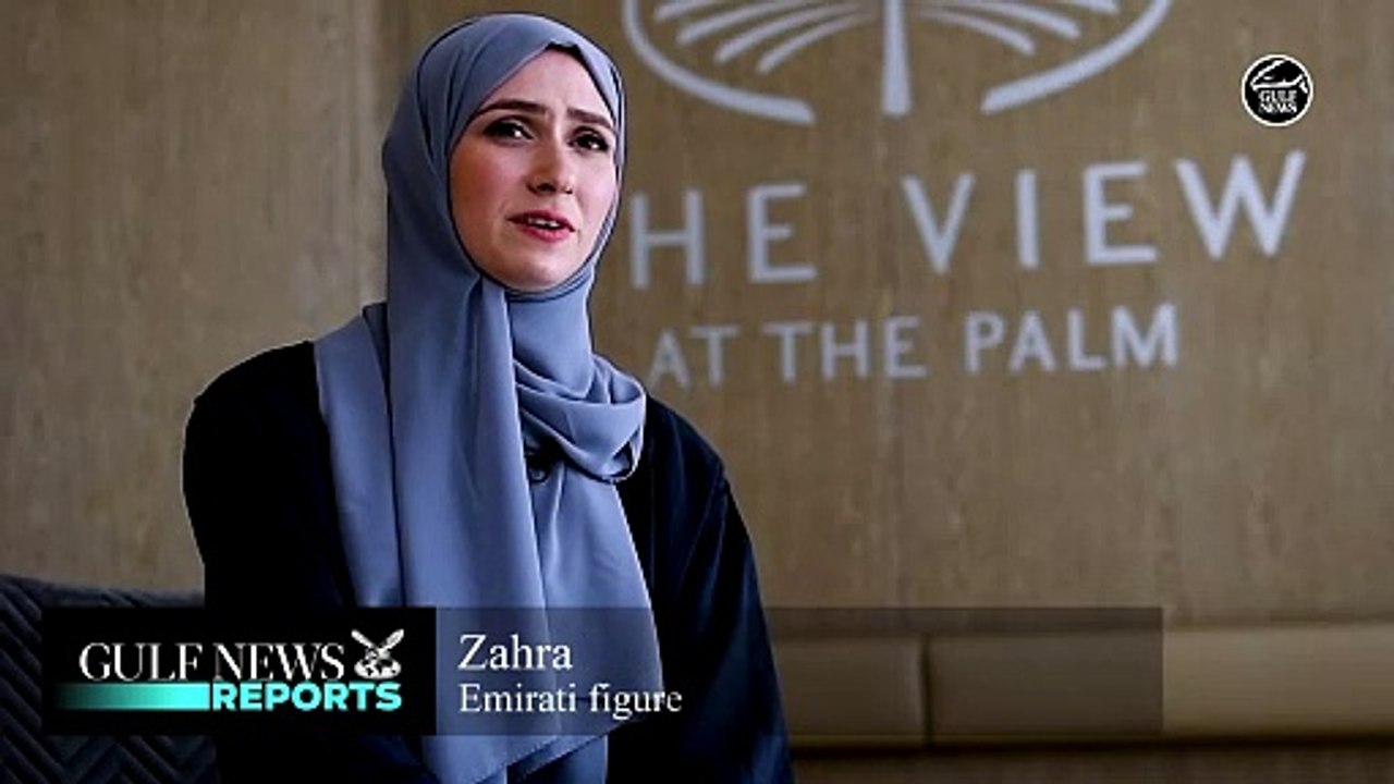 Emirati figure skater Zahra Lari performs a daredevil helicopter stunt as she blazes a trail on ice