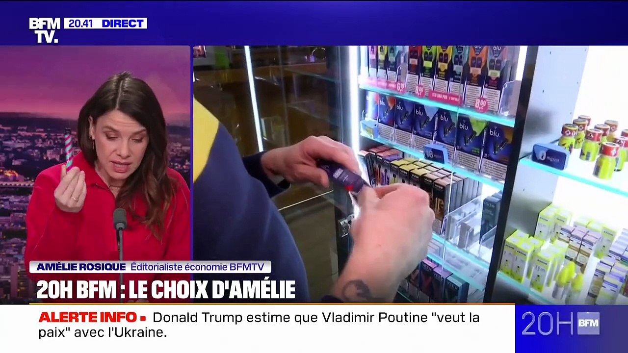 LE CHOIX D'AMÉLIE - "Puffs": le parlement approuve l'interdiction des cigarettes électroniques jetables