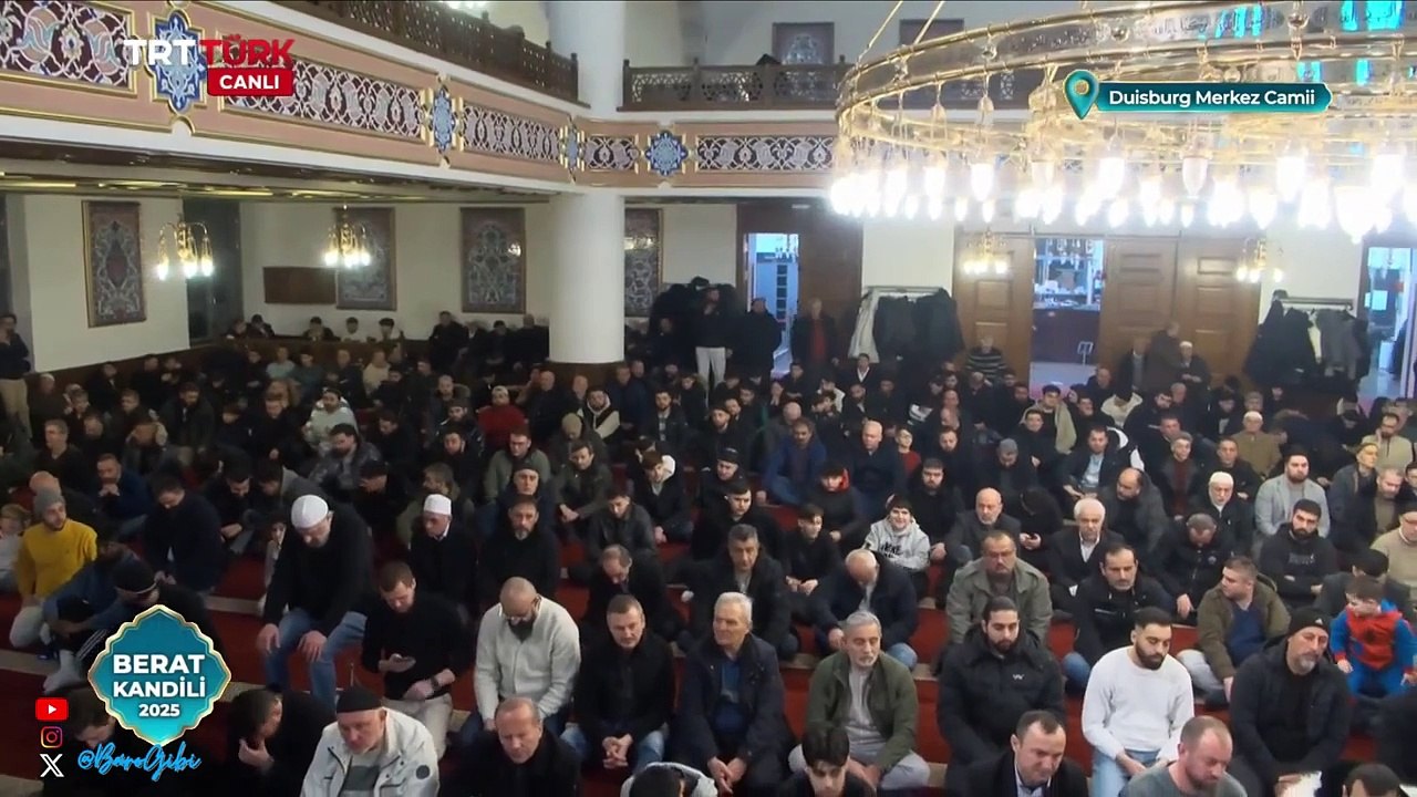 Berat Kandili | Almanya | Duisburg | Merkez Camii (13 Şubat 2025)