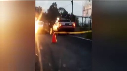 VIDEO: Hallan restos humanos embolsados en la México-Cuautla, en Tepetixpla