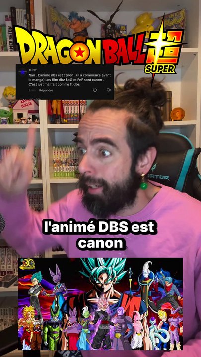 L’anime #dbsuper n’est pas canon