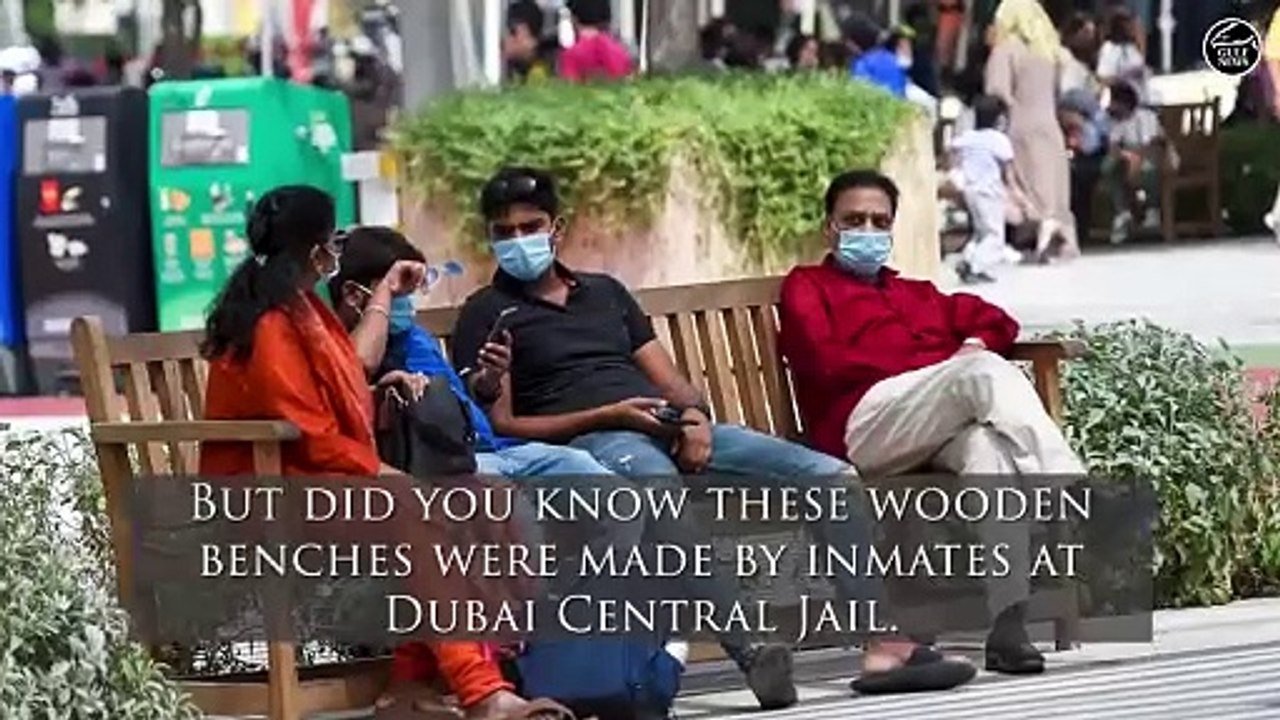 More than 323 outdoor benches made by Dubai inmates for Expo 2020 Dubai