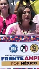 Recibe Xóchitl Gálvez constancia como ganadora del proceso del Frente Amplio