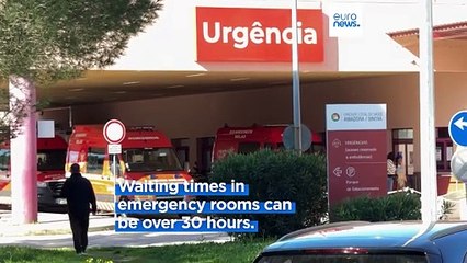 Portuguese hospitals hang by a thread with closed A&E departments, lack of staff and long queues