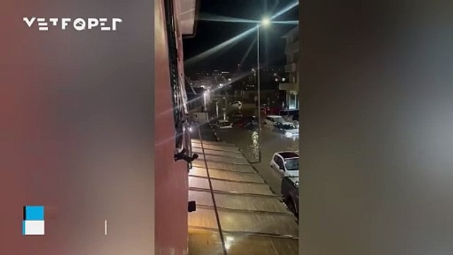 Torrential rains cause severe flooding in Portoferraio, Italy