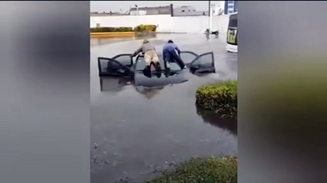 VIDEO: Ahogan lluvias calles y avenidas en Toluca