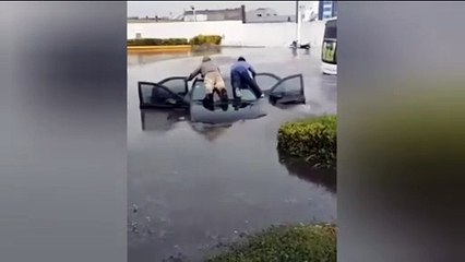 VIDEO: Ahogan lluvias calles y avenidas en Toluca